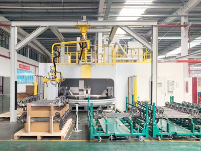 Robot rotary door shot peening machine